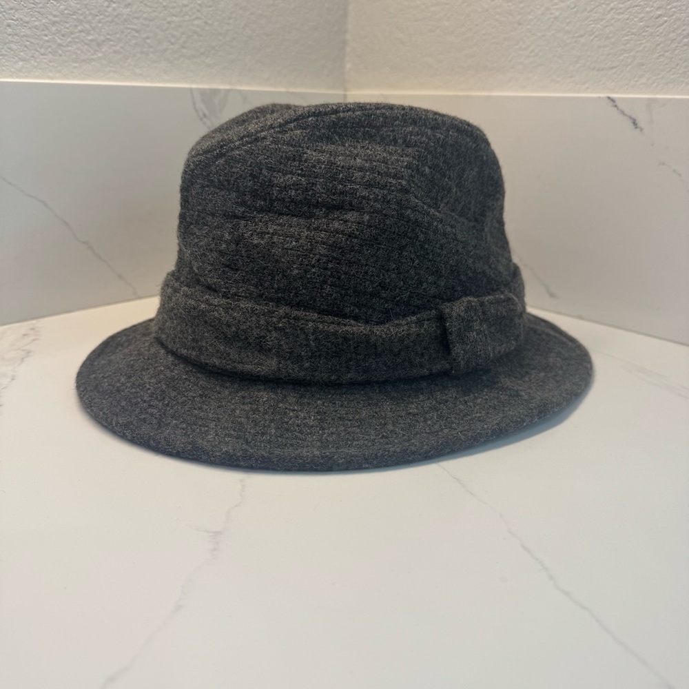 Vintage Dobbs Fifth Avenue Men's Gray Fedora Hat Charcoal Gray 7 1/4 New York